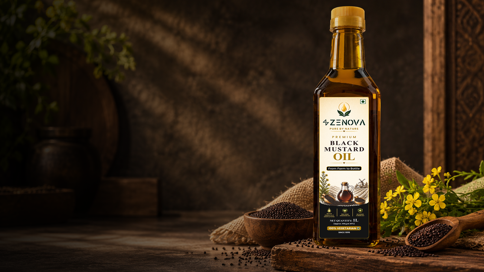 Black Mustard Oil (1 L)