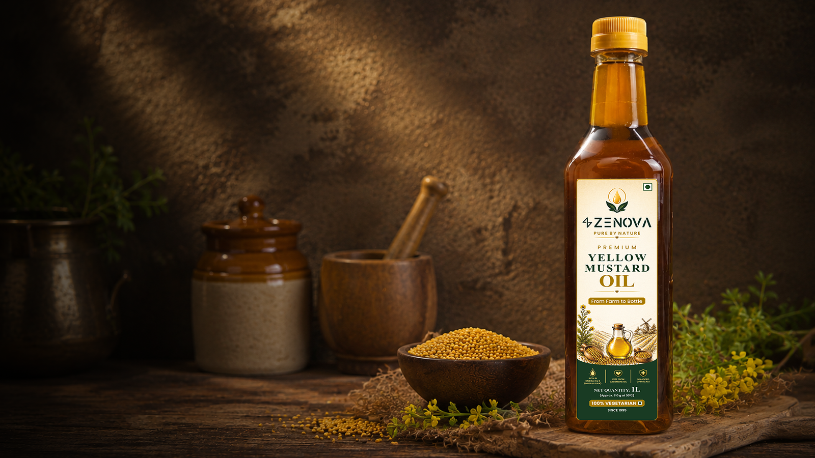 Yellow Mustard Oil (1 L)